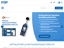 Tablet Screenshot of mip.fi